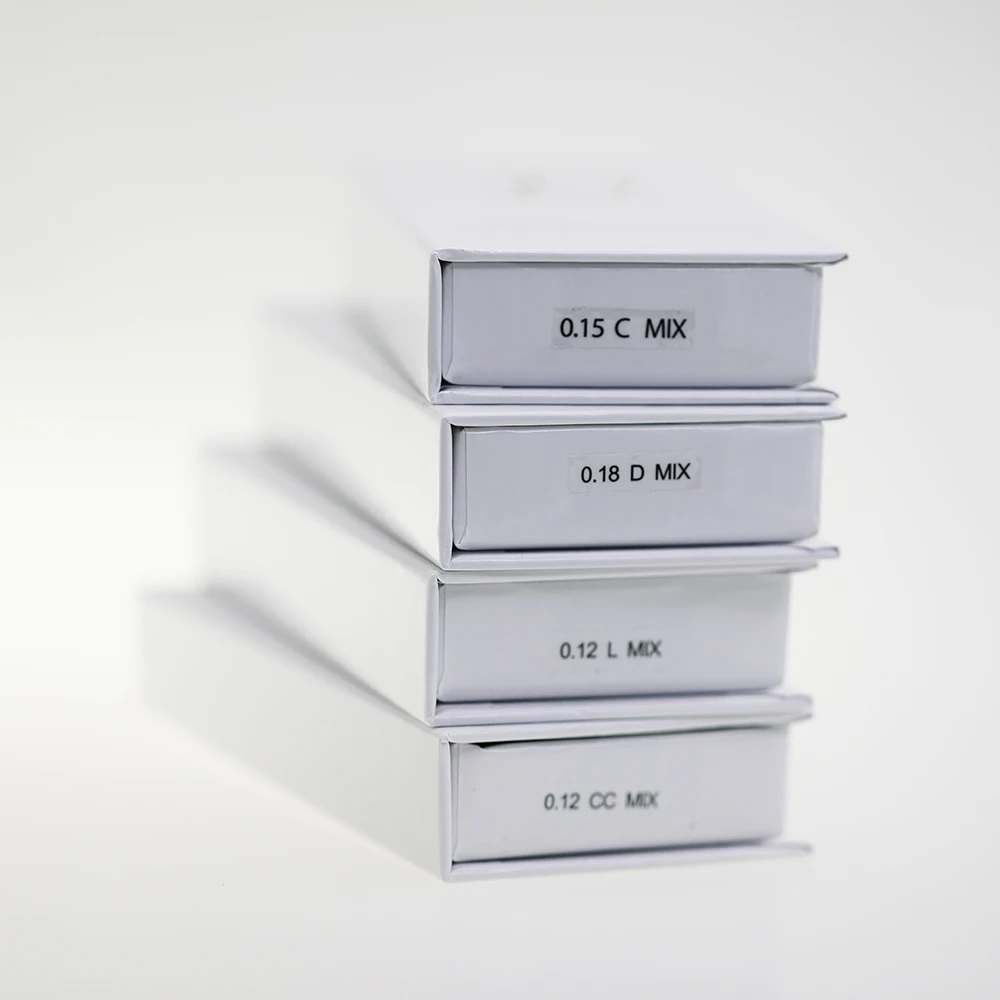 
Free Sample Easy fan mega Russian Volume lashes C D Curl Eyelash Extension 0.07 blooming eyelashes 