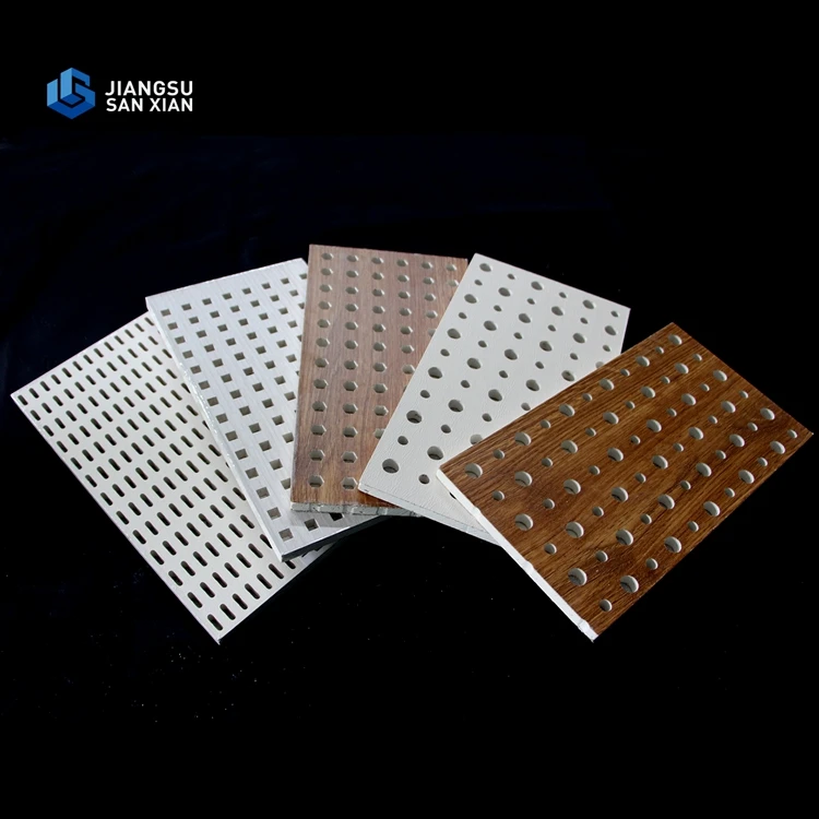 
Acoustic hexagon design perforated gypsum ceiling tiles 