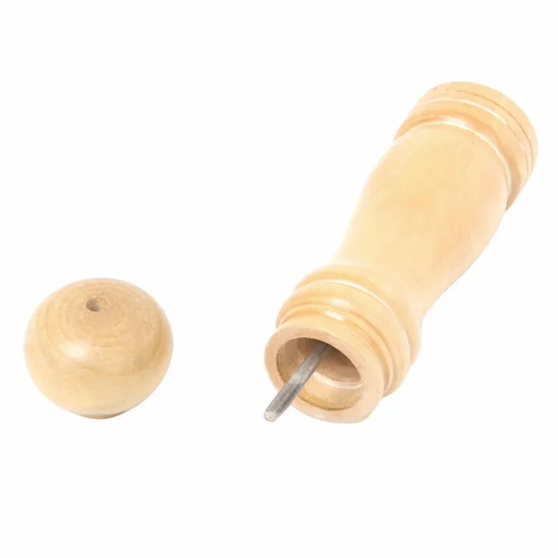 wooden salt and pepper Shaker Grinder Mill With Adjustable Pour Holes