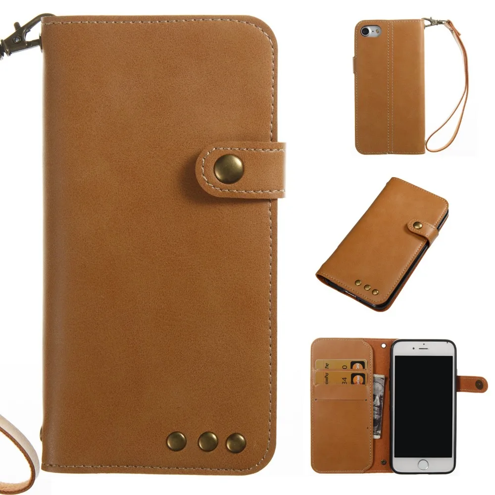 Лучший продавец кошелек кожаный флип чехол для телефона для iphone 8 8 плюс