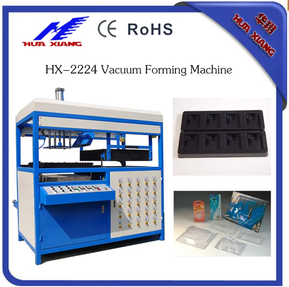 Hot sale pet pvc plastic sheet vacuum forming machine thermoforming
