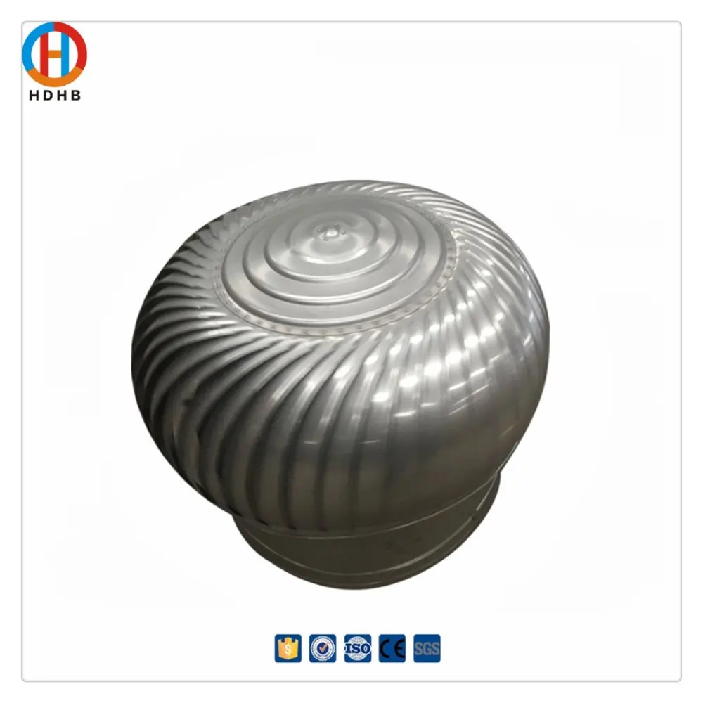 Roof Type Installed 16Inch SS304 Whirlybird Turbine Ventilator