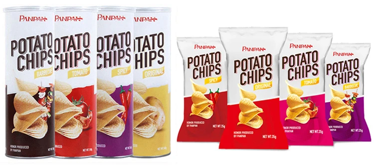 Panpan healthy snacks Mixed vegetable chips Potato chip