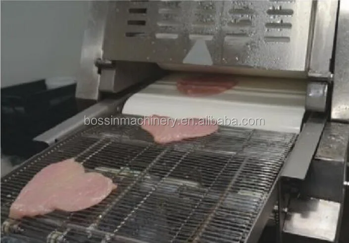 
High speed big capacity meat flatterer skewering machine 