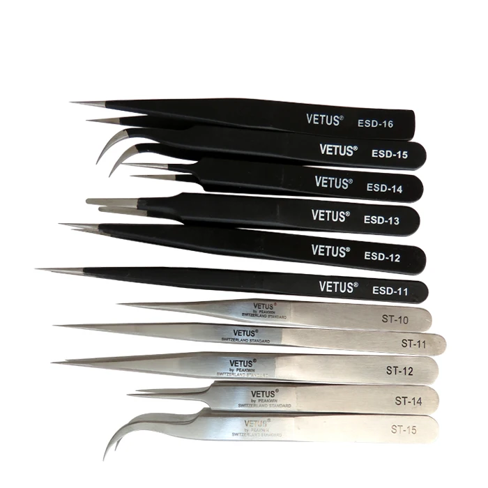 Popular Eyelash Extension Tweezer SA Series Stainless Steel Pointed