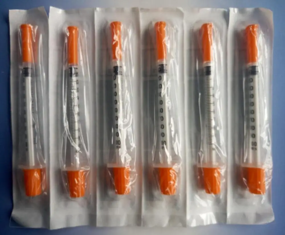
0.3/0.5/1ml insulin syringe for single use 