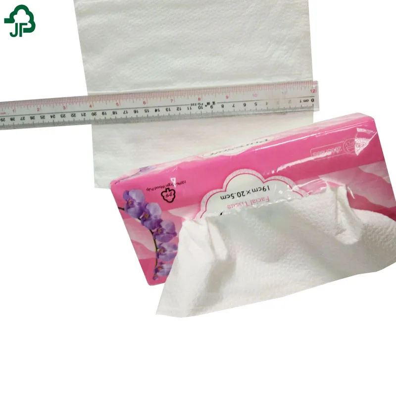 100% Virgin Wood Pulp 2 Ply Facial Tissue Paper Soft Pack