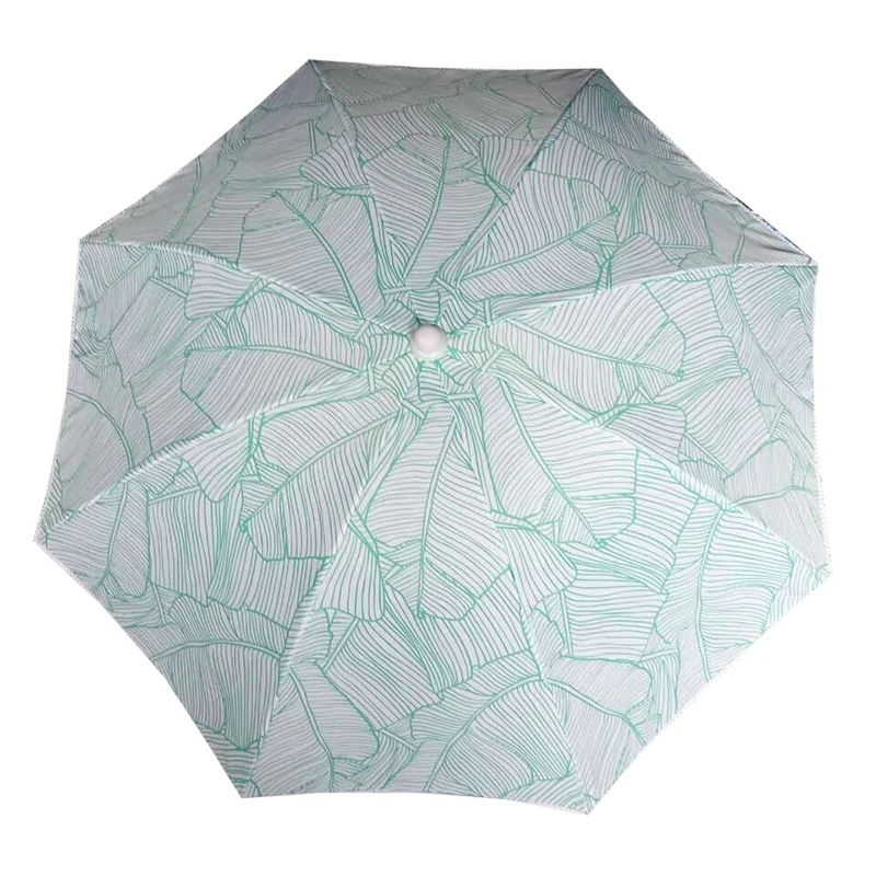 Custom printing new design sun outdoor beach umbrella with tassels