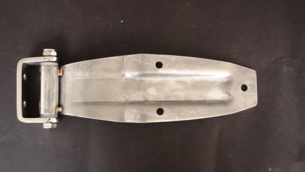 01125 Truck stamping polished stainless steel hinge