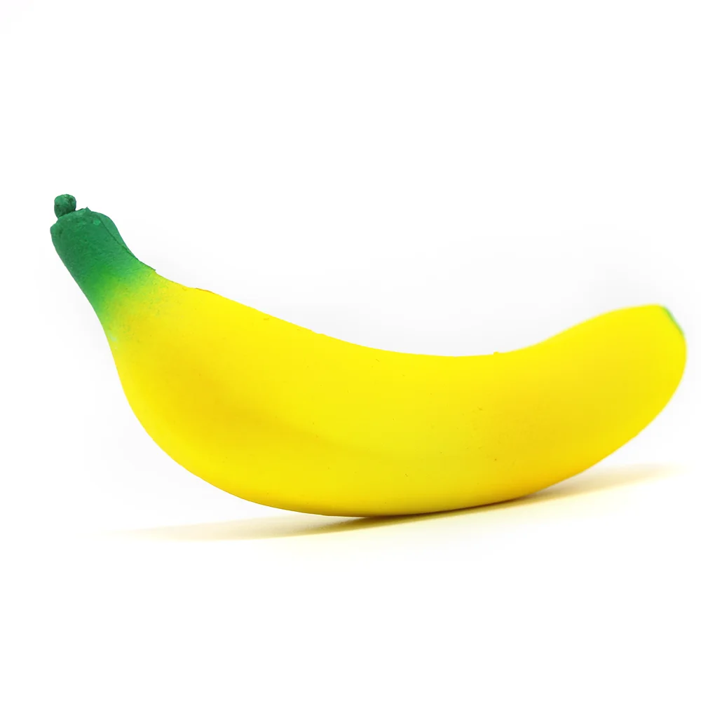 Japan Squishy  Fruit Squishies Custom Soft Slow Rising Yellow Banana Squishy Toy