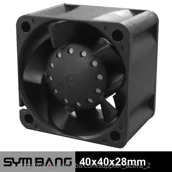 40x40x28мм 24 вольт dc осевой вентилятор постоянного тока (D4028D-K)