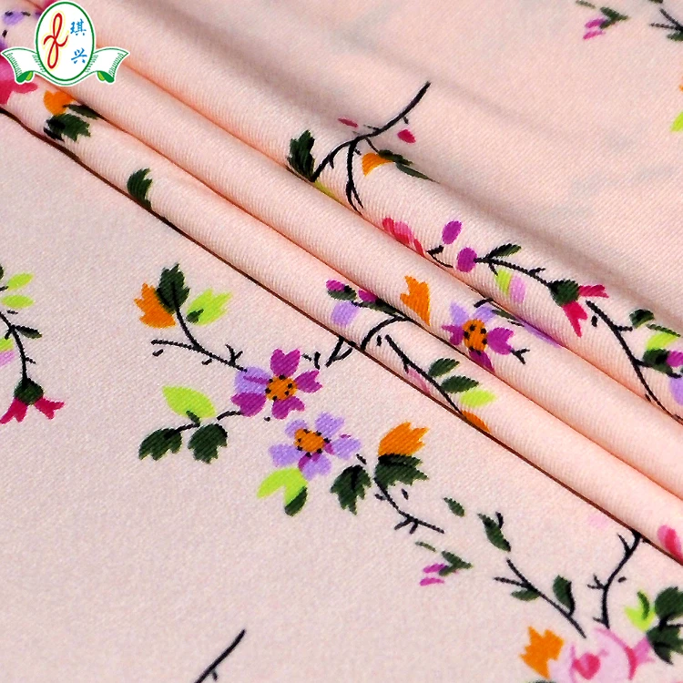 Polyamide elastane printed lingerie fabric for sexy girls