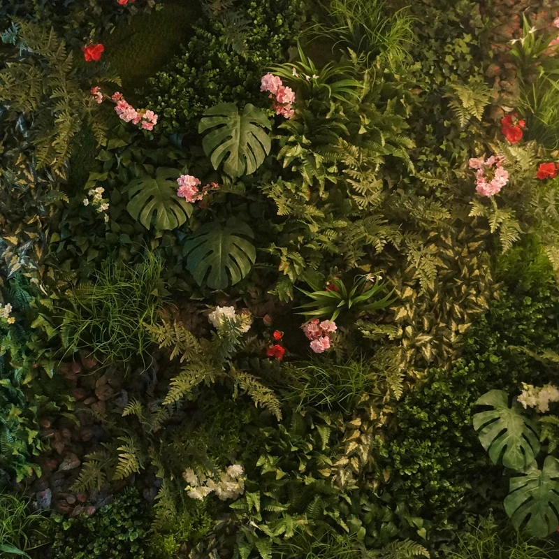 plant decor moss for sale garden decoration fence decorative plastic brick wall artificial green wall vertical wall garden plant