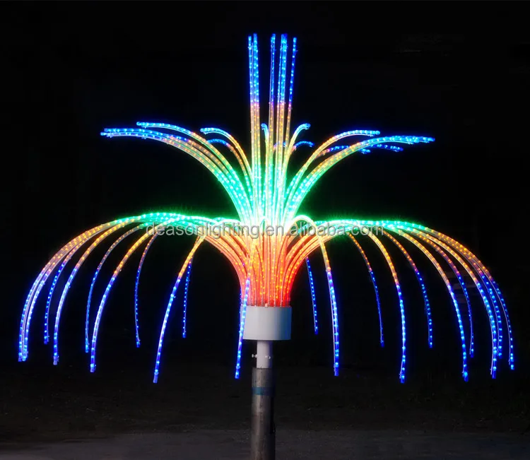 China wholesale led christmas fireworks light wedding stage decoration led tree light