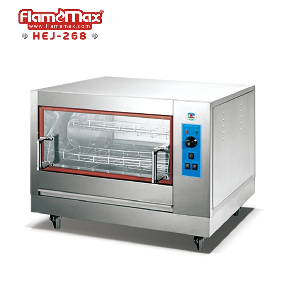 HEJ 268 FLAMEMAX Electric Commercial Chicken Rotisserie Oven Machine for Sale
