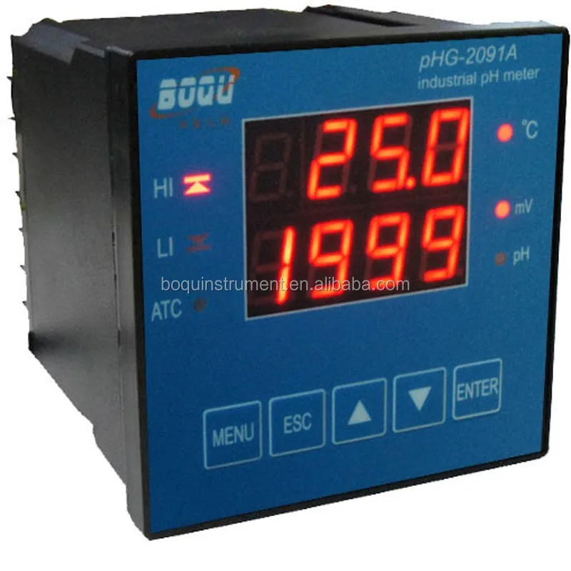 Phg-2091a высокая точная водонепроницаемый электронные промышленные на линии бассейн цифровой рн-метр