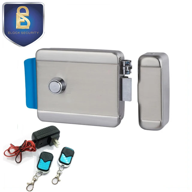 Специальный электрический замок с кнопкой из нержавеющей стали с блокировкой питания