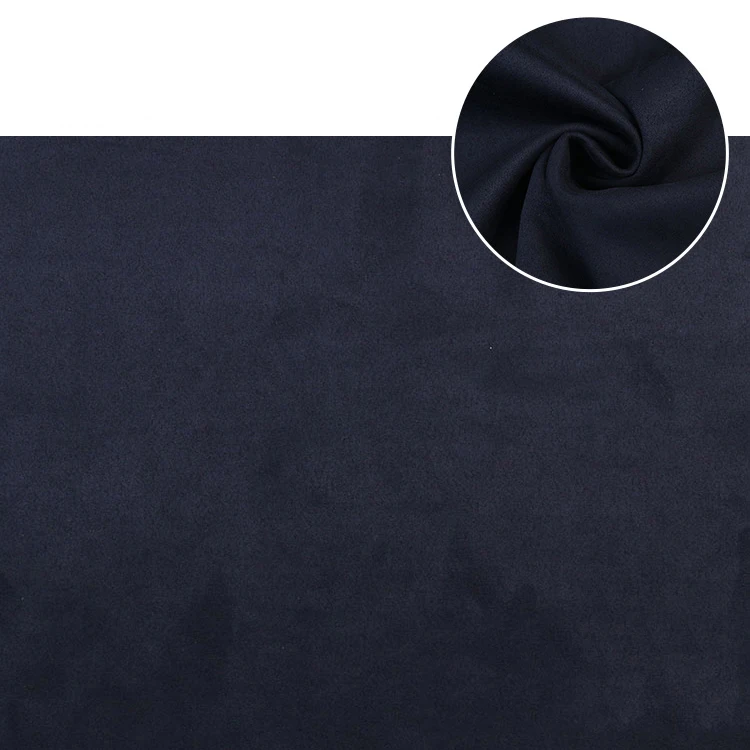 Jackets coat 96% polyester 4% spandex knitting suede scuba suede fabric