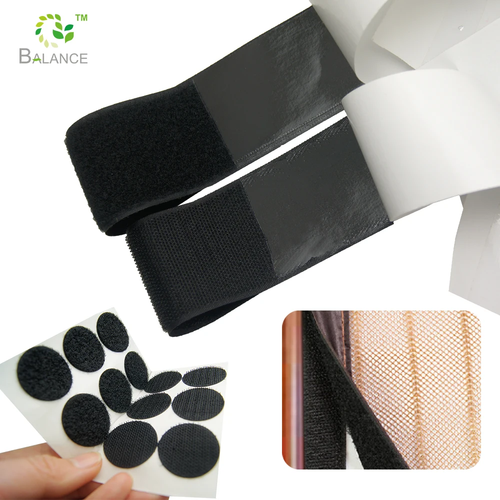 self Adhesive hook and loop tape, sticky hook & loop