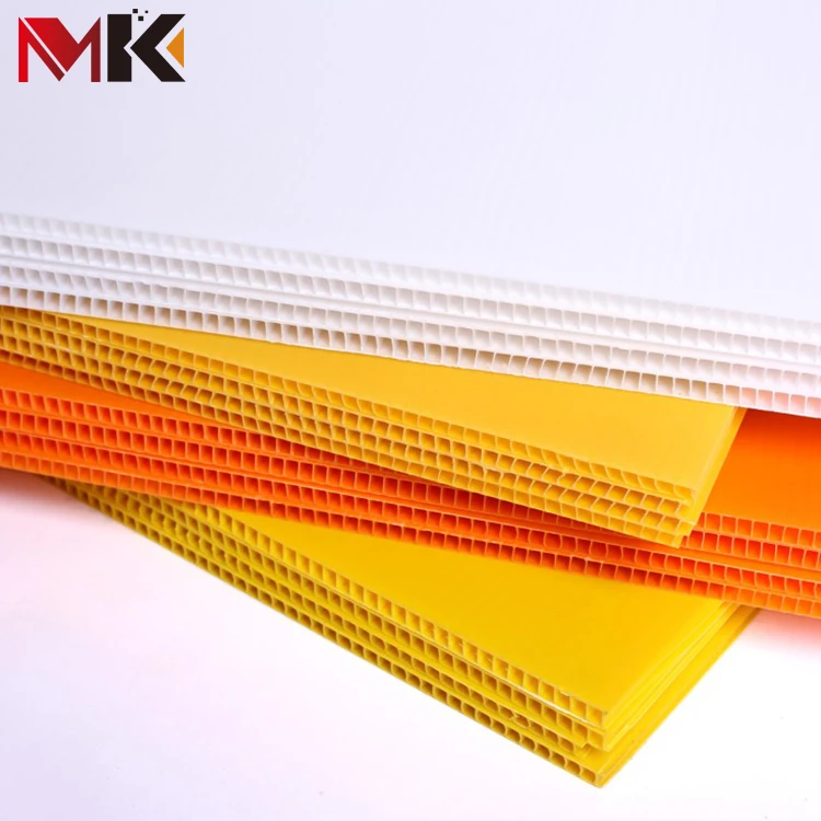 4x8mm PP Coroplast Plastic Corrugated Cardboard Corrugated Plastic ESD Sheet