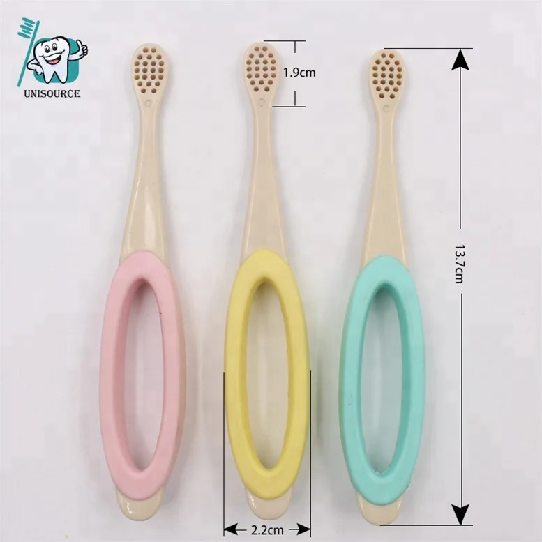 
Cheap Hole Handle Cute Baby Toothbrush 