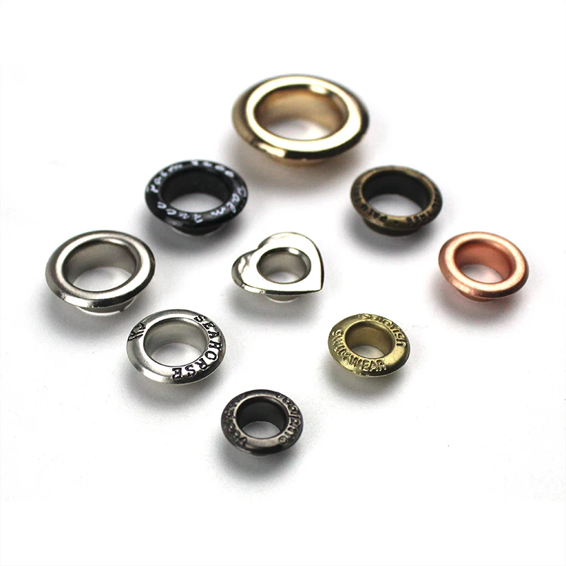 Good Price Wholesale or OEM Service Metal Square Triangle Rectangle Hexagon Oblong Oval Eyelets