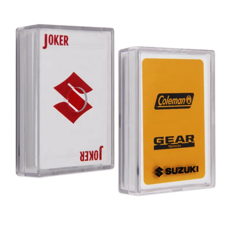 Пользовательские переработанные пластиковые игральные карты оптовая продажа хранения торговая карта