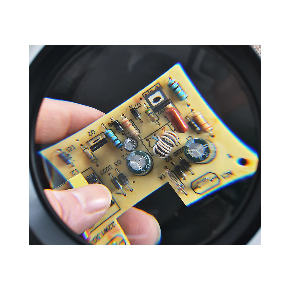 Factory wholesale 48pcs led lights Adjustable Long arm clamp magnifier for medical surgery magnifying glass