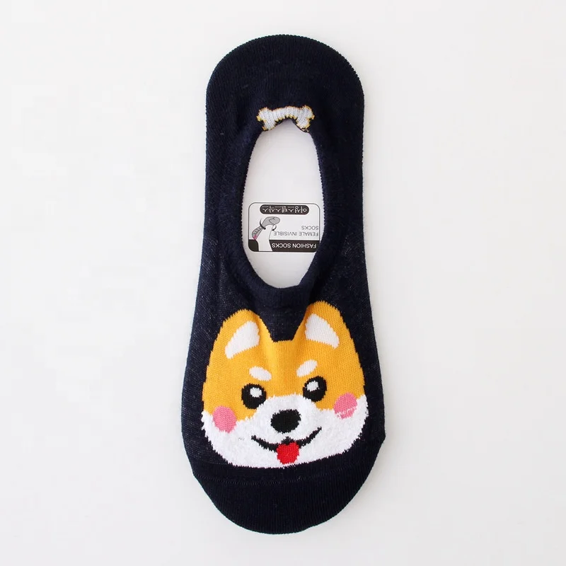 Yiwu Supplier Hosiery Women Girls Breathable Cotton Cartoon Cute Socks