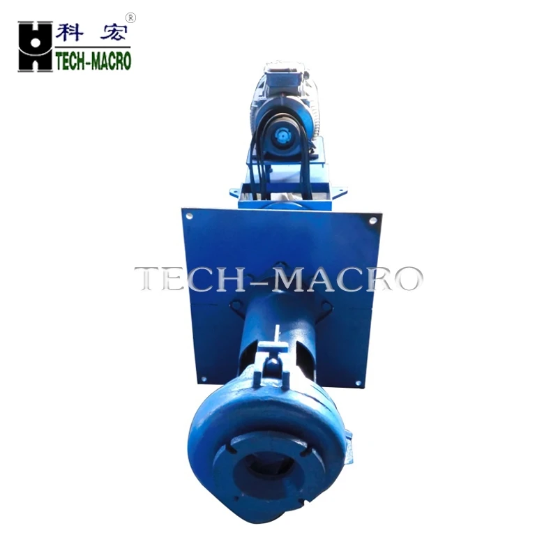 
Metal lined Vertical submerged centrifugal sump pump sewage dewatering pump with double suction impellers 