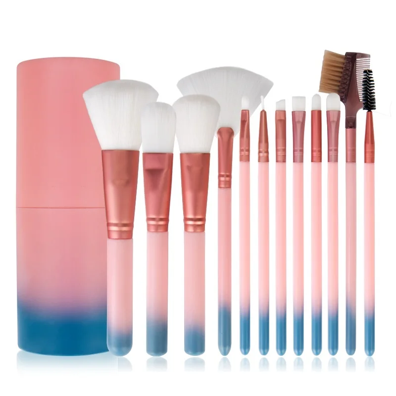 Fashion Women Makeup Brush 12 Piece Makeup Brush Set