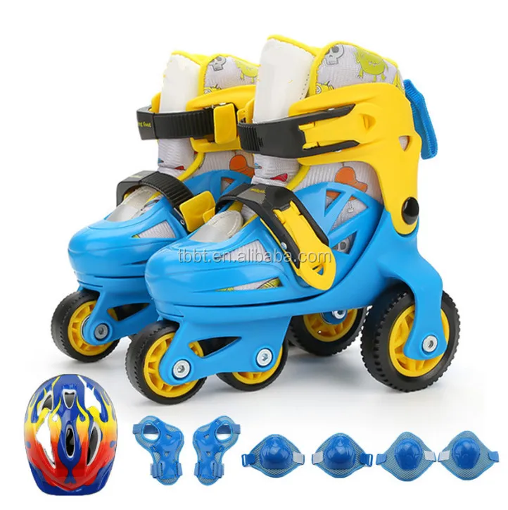 
BIGBANG 2018 newest popular design kids roller skate high quality big wheel plastic quad skates cheap sale 