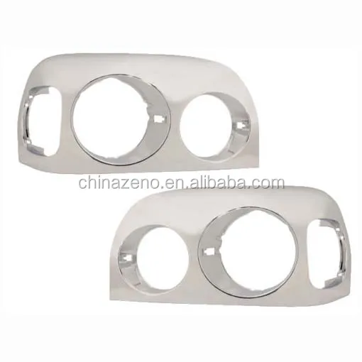 Head Light Bezel Chrome A0620711002 A0620711003 fit to Freightliner Century 96 -05