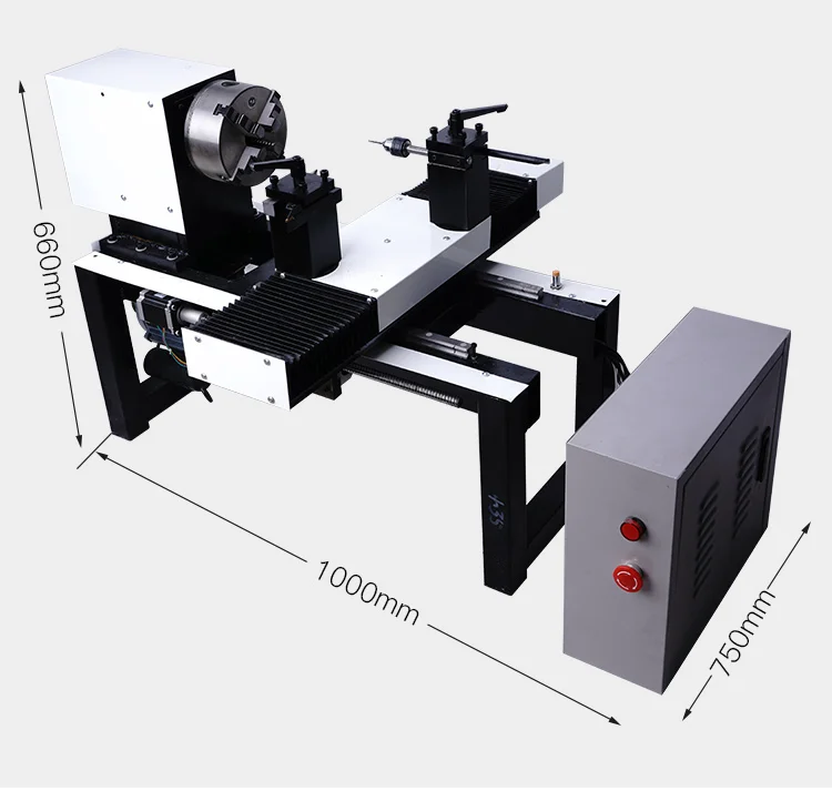 High Quality cnc  lathe For WOOD WORKING and metal processing