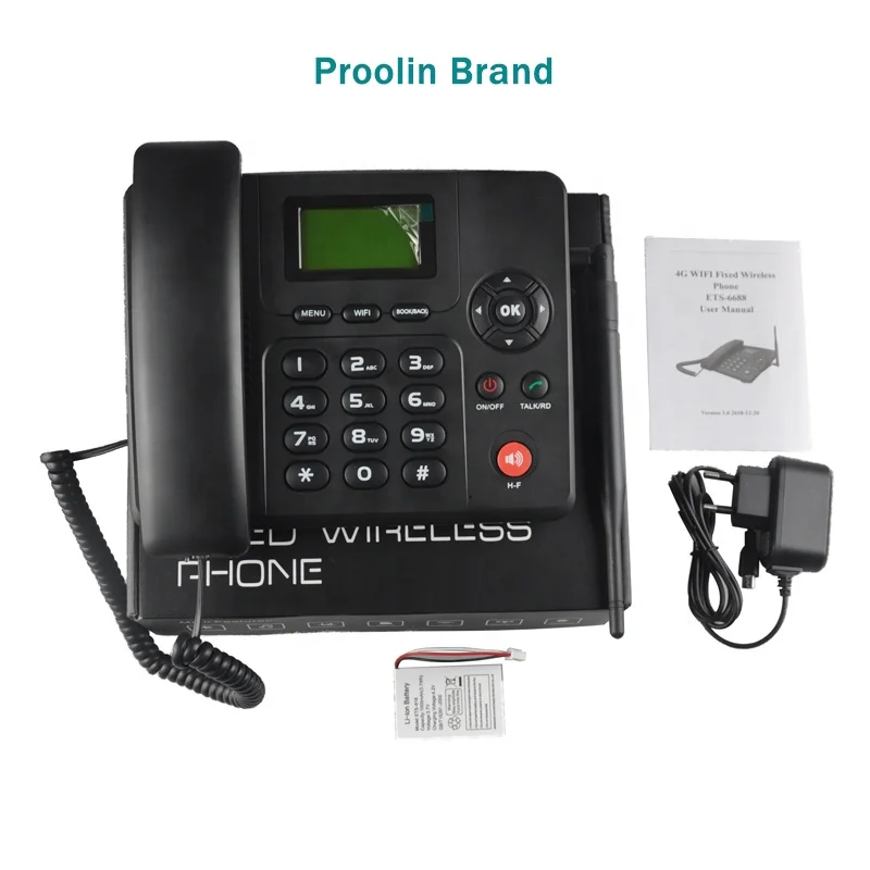 Desktop home cordless telephones lte fixed wireless telephone 4g desk phone with wifi hotspot