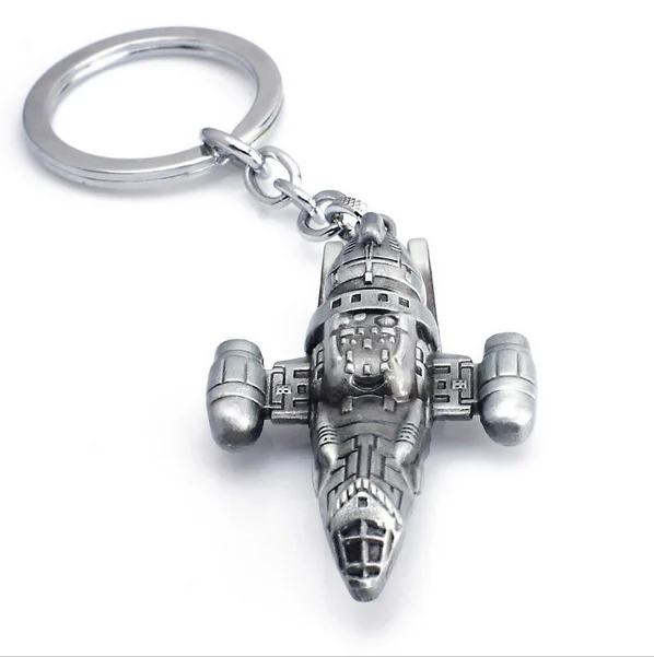 famous film Firefly Serenity HD Space Ship Metal KeyRings Keychains Purse Buckle Film Surrounding Key Chains