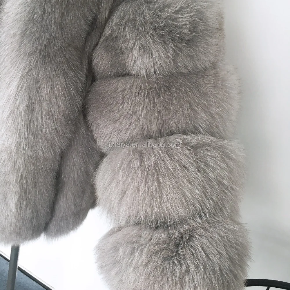 Short Style Whole Skin Lady Winter Fur Coat Fox Cheap Fur Coats
