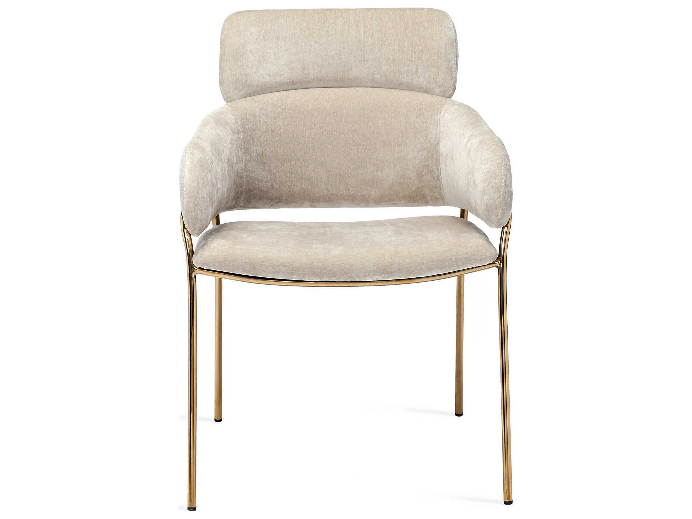 White velvet chair gold velvet chair velvet arm chair code KP-V6101