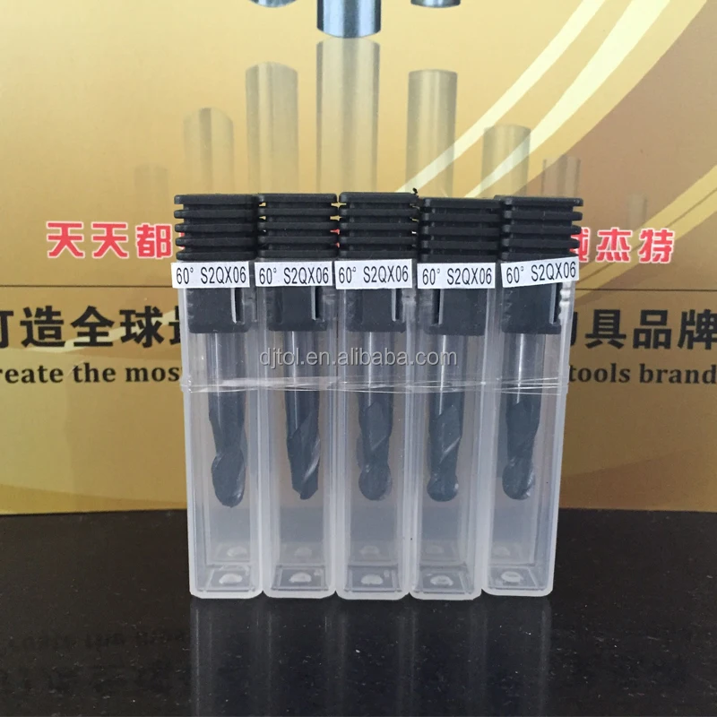  Сферическая Концевая фреза с двумя канавками для стали и других металлов серии 3A