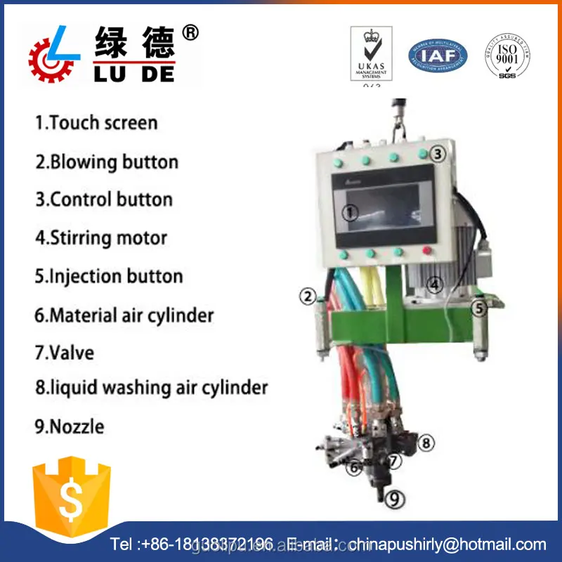 
GL803 chinese supplier pu foam pillow making machine 