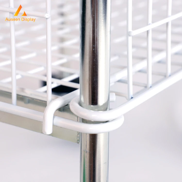 
Modern design supermarket shopping cart with 4 PU cover wheels 