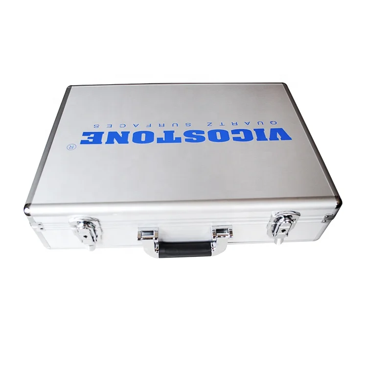 Factory Price Aluminum Display Box Acrylic Retail Counter Sample Tile Stairs case Card Show
