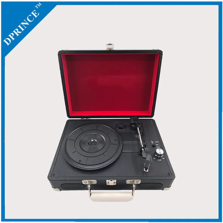 
Индивидуальный логотип Многофункциональный Bluetooth чемодан проигрывателя проигрыватель с разъемом USB 