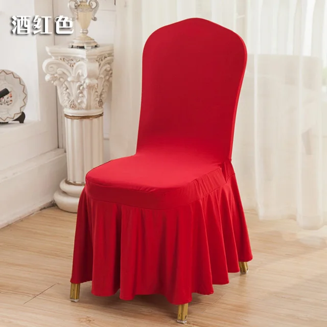 High quality dining chair cover dining chair seat cover spandex chair covers wedding champagne color