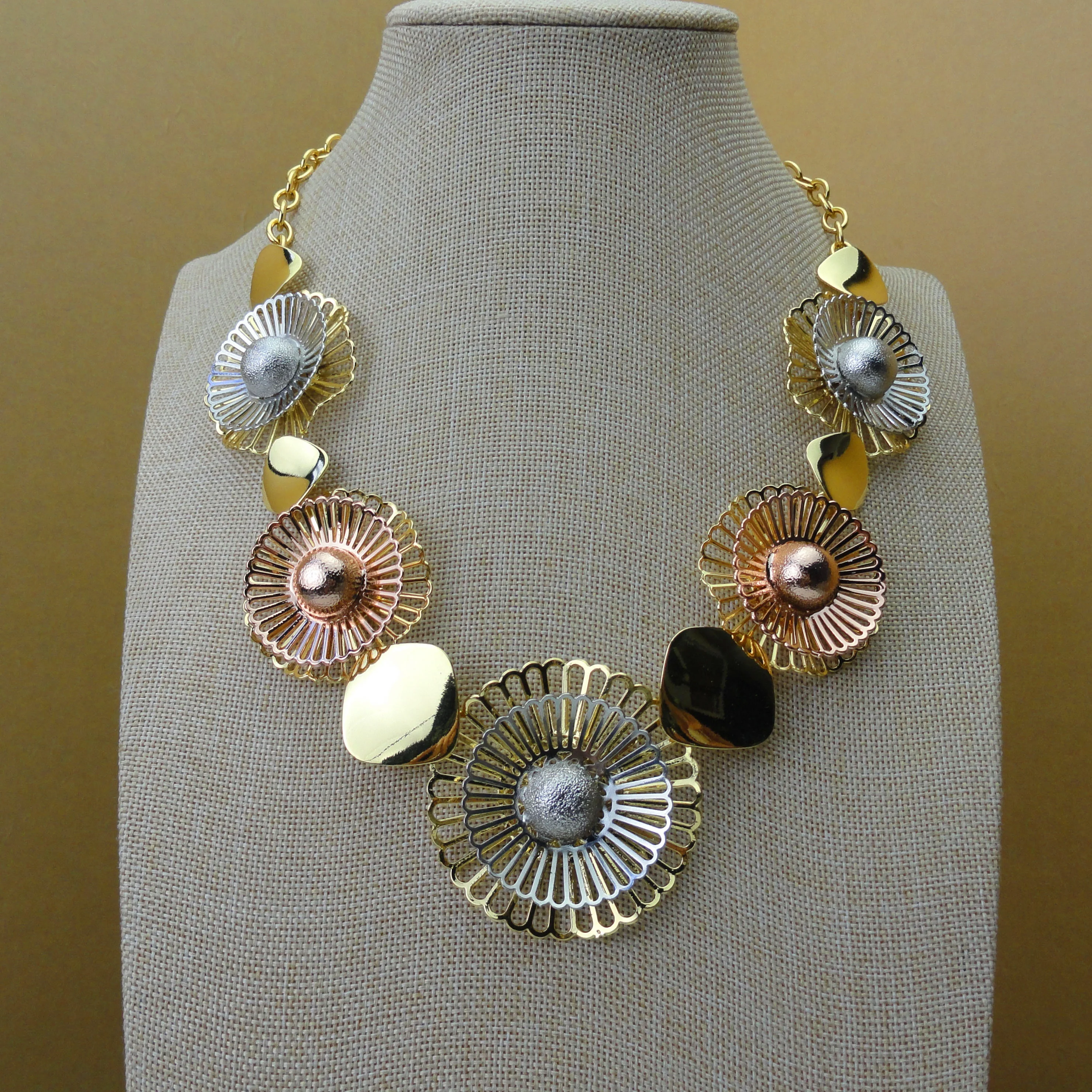 Yuminglai Wholesale Jewelry Sets Dubai 24K Gold Plated African Bridal Jewelry Sets FHK5555