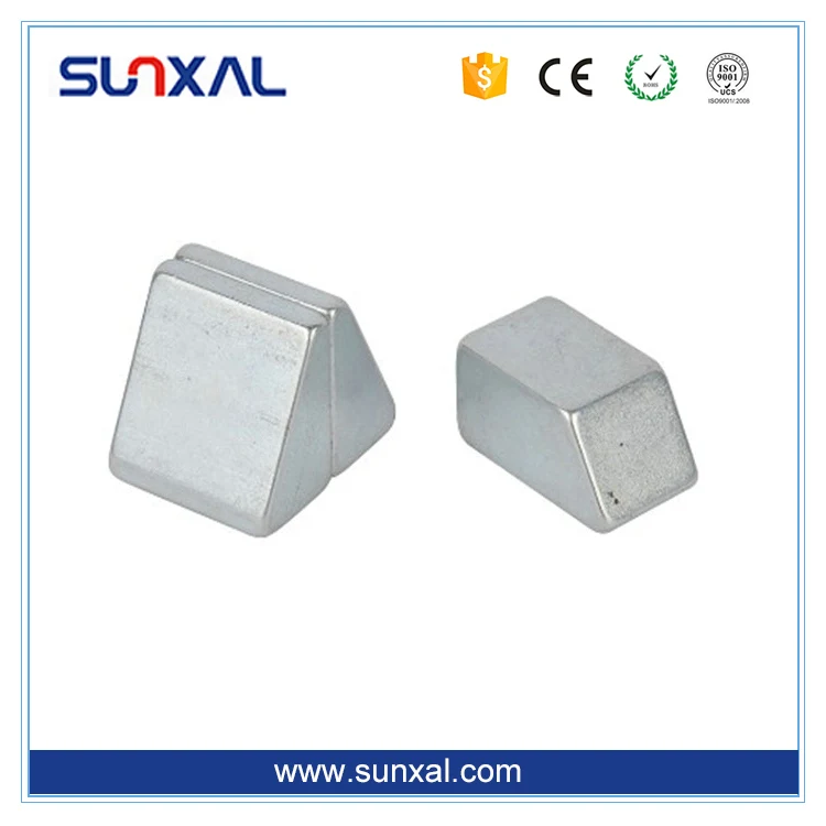 
N42 Strong Trapezoid Neodymium Magnet For Wind Turbine Generators 