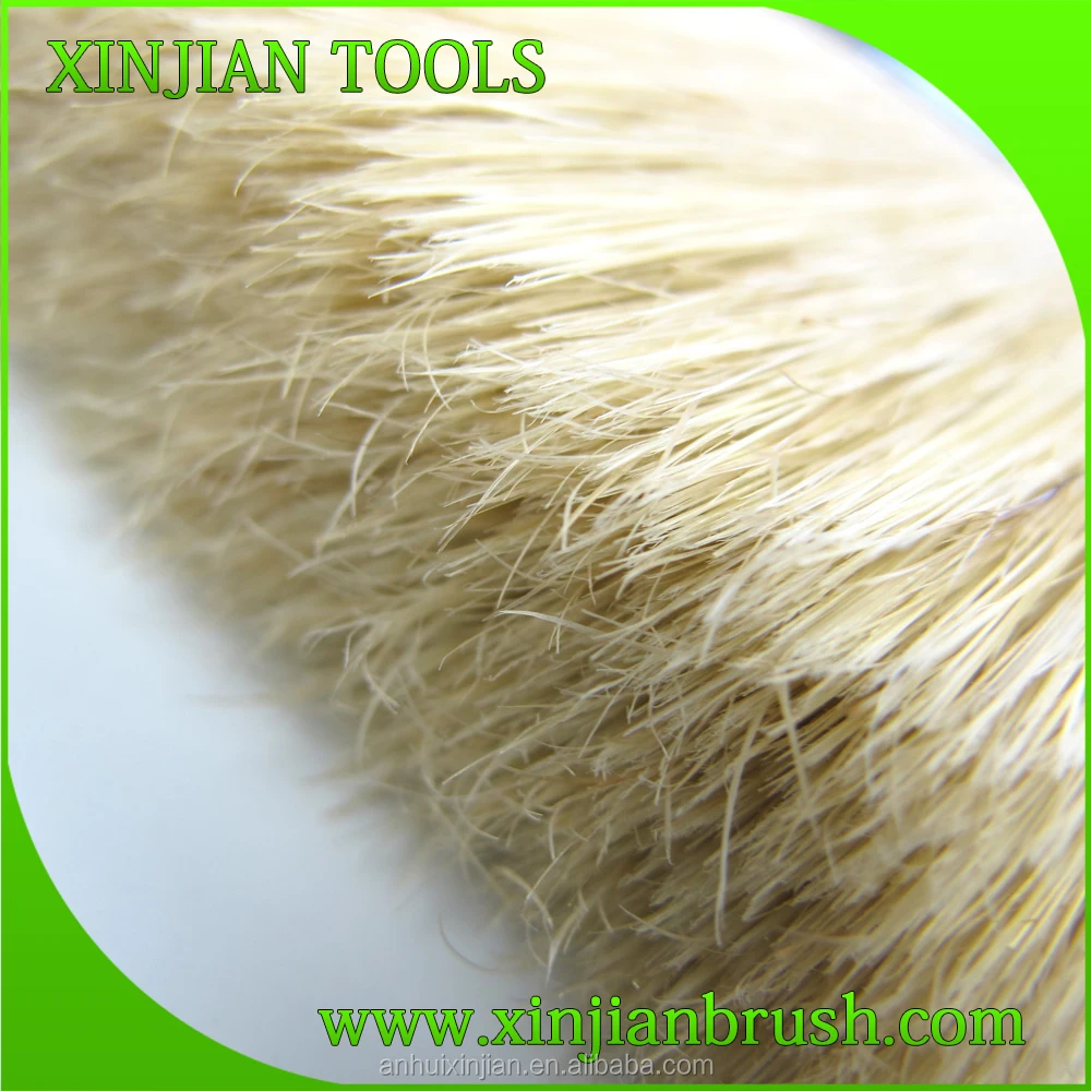 Paint brush making machine with wooden handle