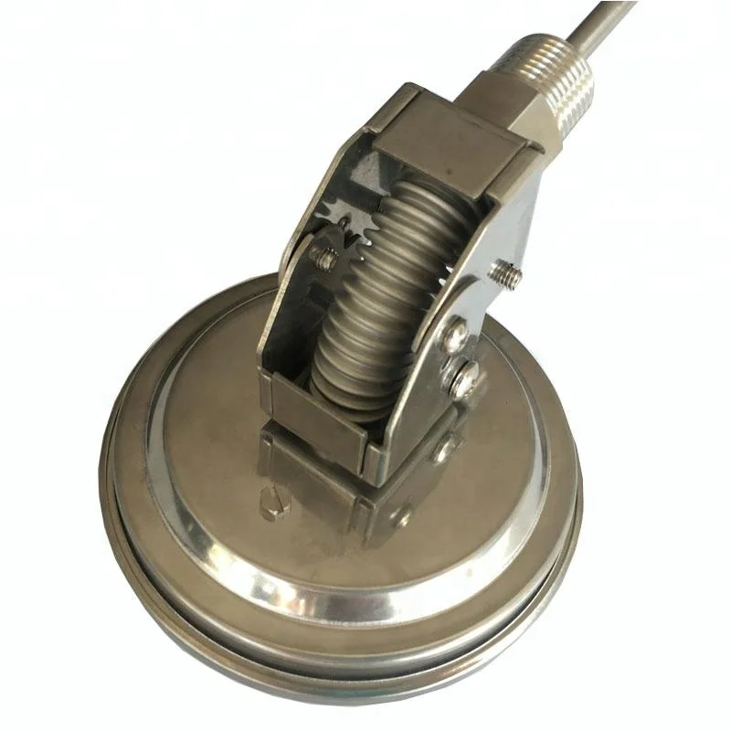 High quality Adjustable angle bimetal thermometer