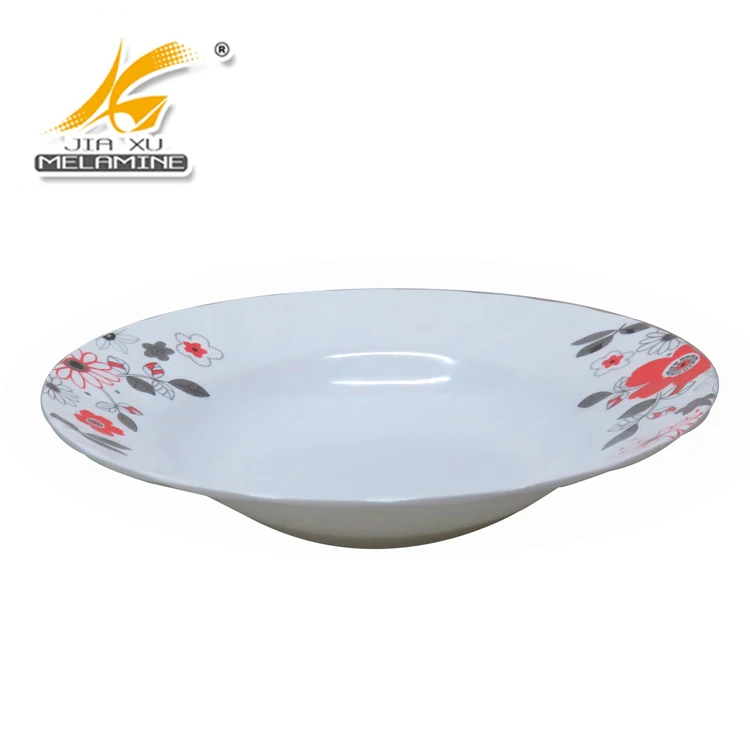 
Wholesale high quality food grade division melamine deep plate 