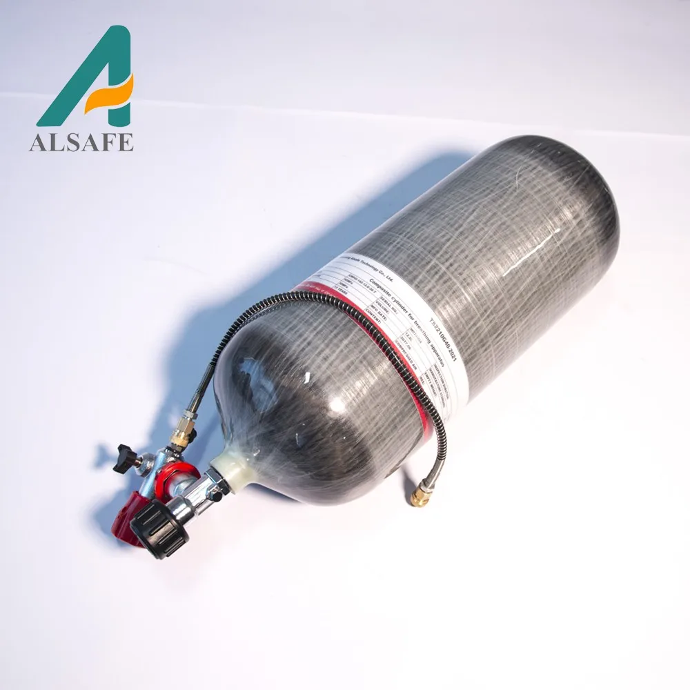 Alsafe 12L Carbon Fiber Cylinder 300Bar 4500Psi Diving Scba cylinder